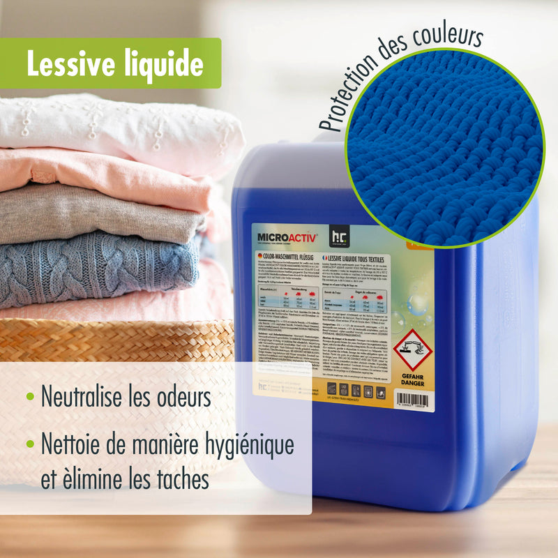 Lessive liquide Microactiv® en bidon de 10 L
