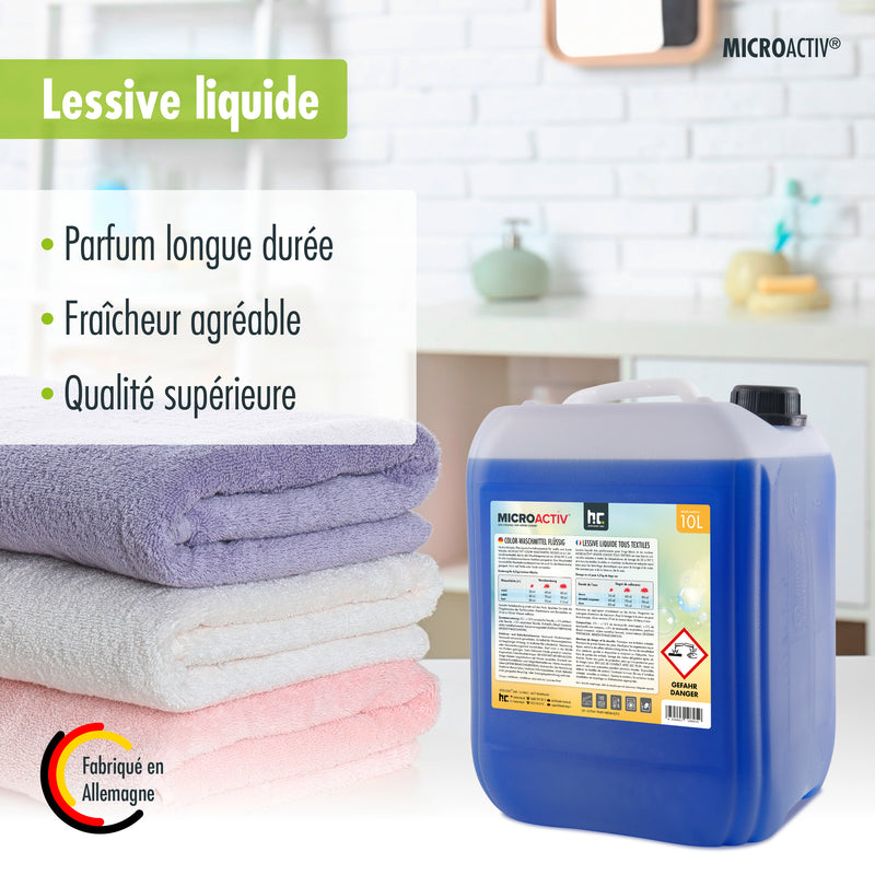 Lessive liquide Microactiv® en bidon de 10 L