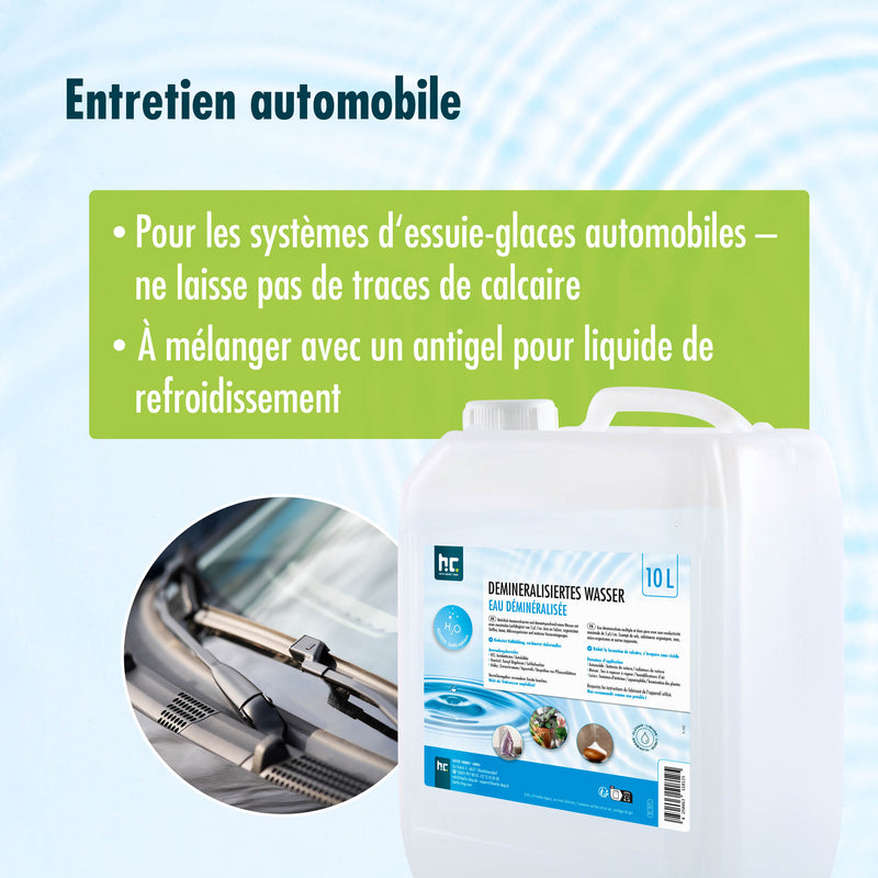 10 L Höfer Chemie® Demineralisiertes Wasser in Kanister - Höfer Chemie GmbH