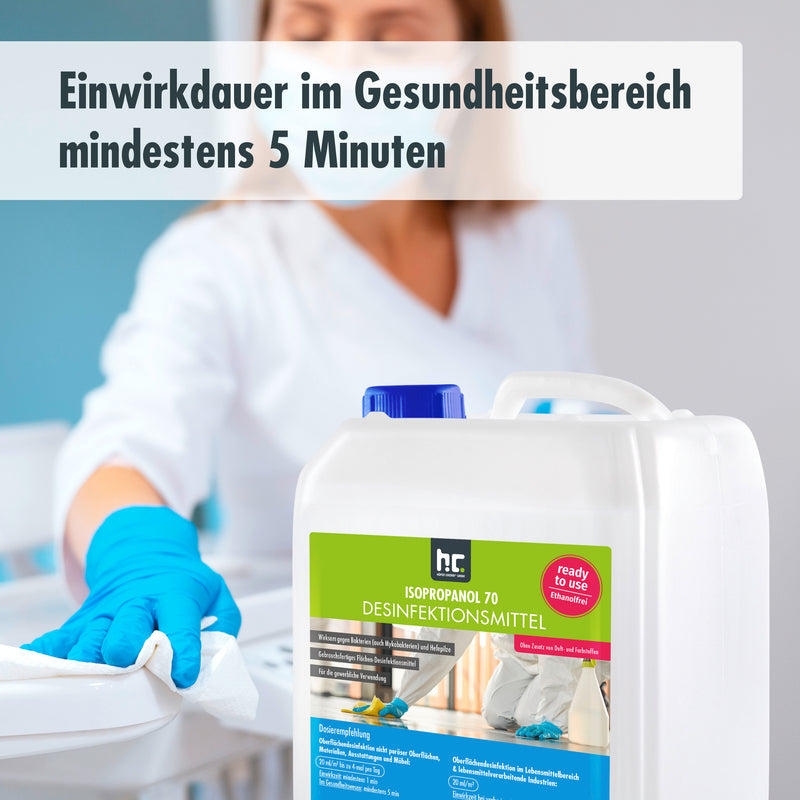 10 L Isopropanol 70 - Desinfektionsmittel für Oberflächen