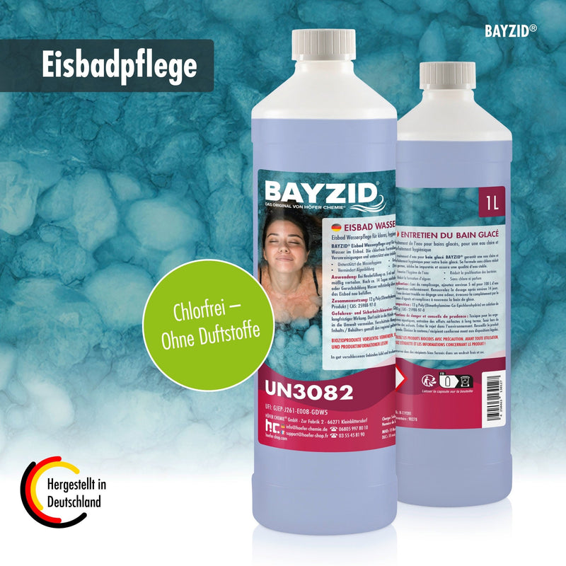 1 L BAYZID® Eisbad Wasserpflege Chlorfrei - Höfer Chemie GmbH