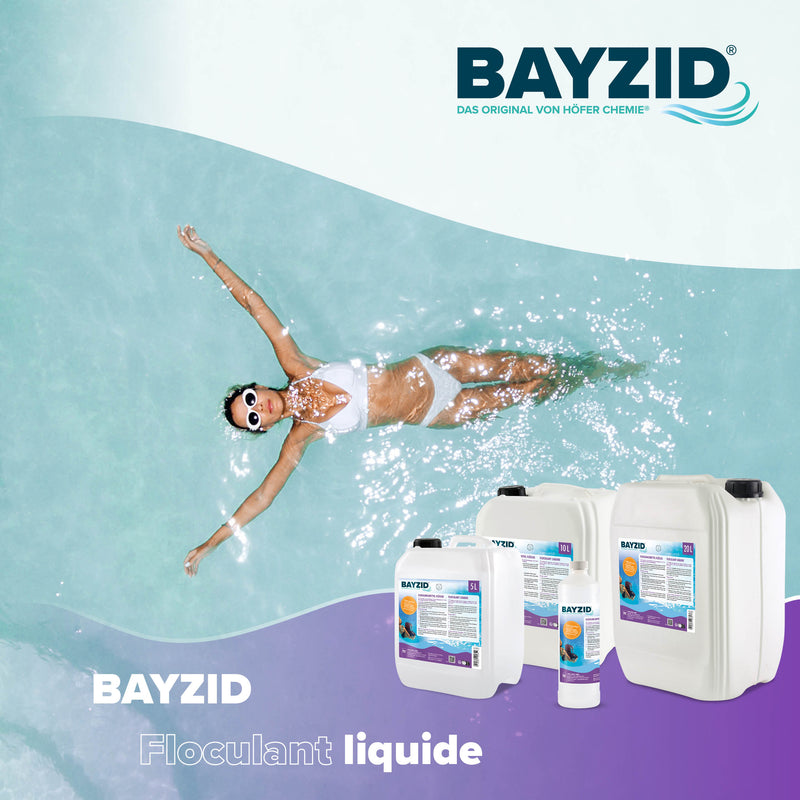 20 L BAYZID® Flockungsmittel flüssig für Pools für Kanister - Höfer Chemie GmbH