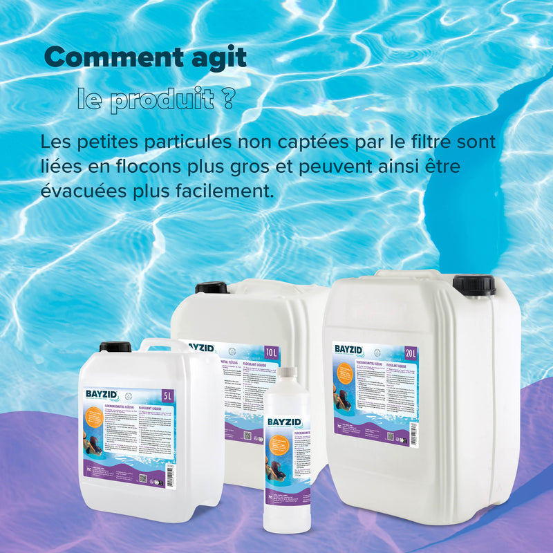 20 L BAYZID® Flockungsmittel flüssig für Pools für Kanister - Höfer Chemie GmbH