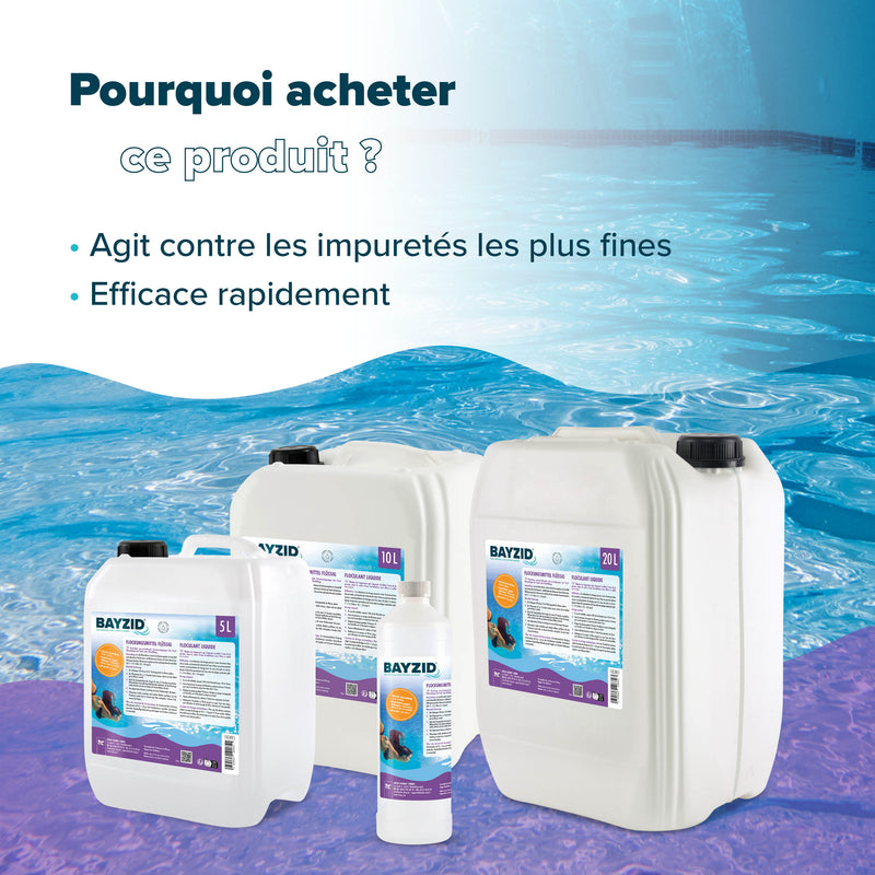 10 L BAYZID® Flockungsmittel flüssig für Pools in Kanister - Höfer Chemie GmbH