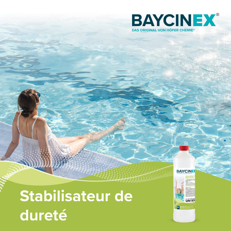 1 L BAYCINEX® Härtestabilisator zur Kalkvermeidung in Flaschen - Höfer Chemie GmbH