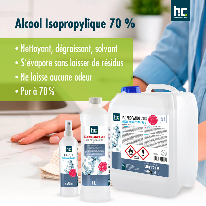 250 ml Höfer Chemie® Isopropanol 70% in Sprühflaschen - Höfer Chemie GmbH
