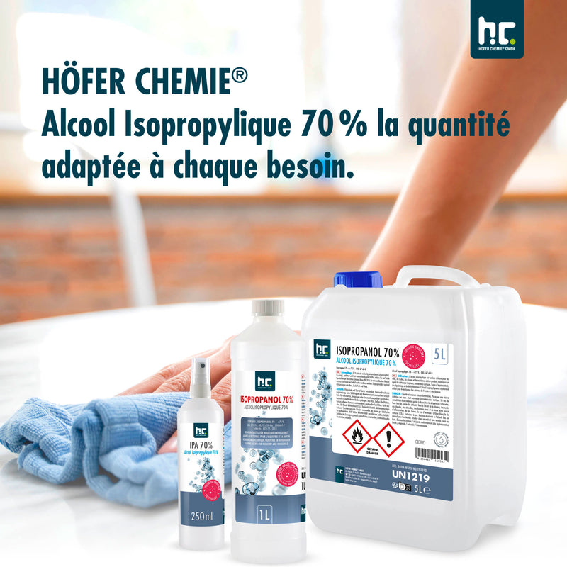 1 L Höfer Chemie® Isopropanol 99,9% in Flaschen - Höfer Chemie GmbH