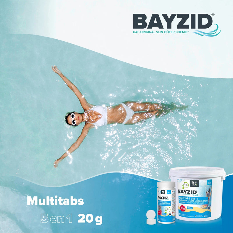 1 kg BAYZID® Multitabs 20g 5in1 für Pools - Höfer Chemie GmbH