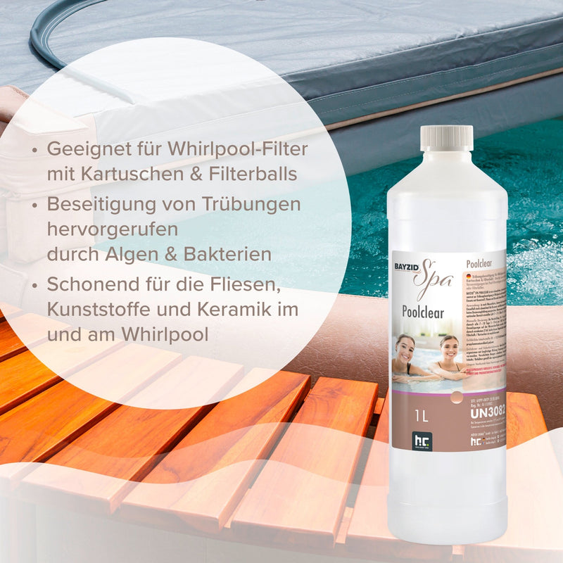 1L BAYZID® SPA Poolclear Trübungsbeseitigung - Höfer Chemie GmbH