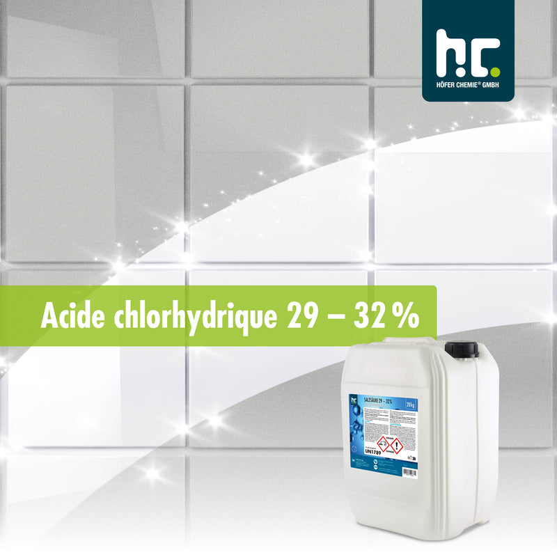 20 kg Höfer Chemie® Salzsäure 29-32% - Höfer Chemie GmbH