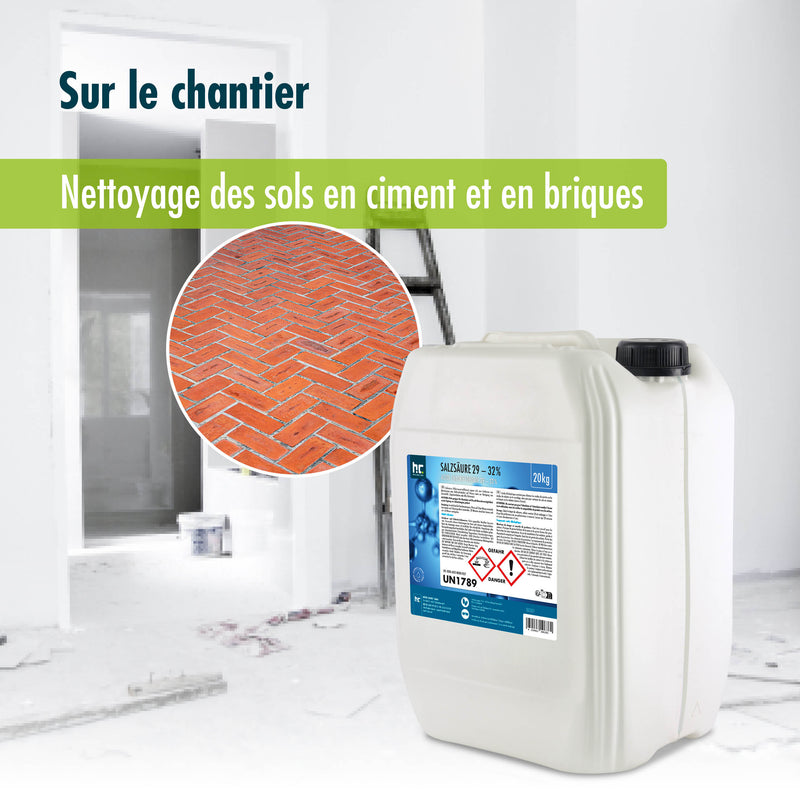 20 kg Höfer Chemie® Salzsäure 29-32% - Höfer Chemie GmbH
