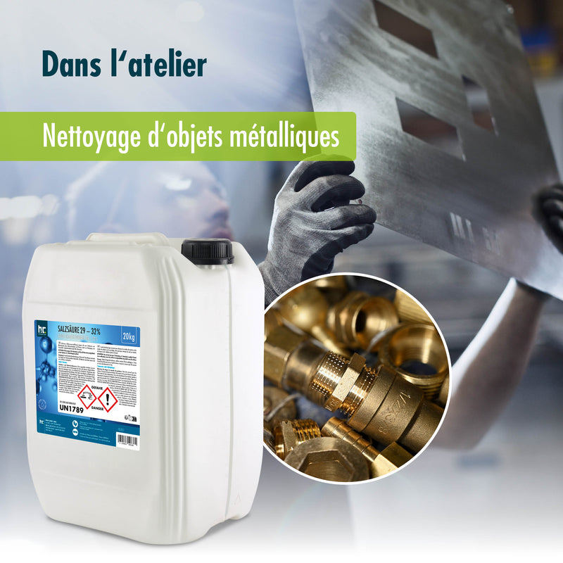 20 kg Höfer Chemie® Salzsäure 29-32% - Höfer Chemie GmbH