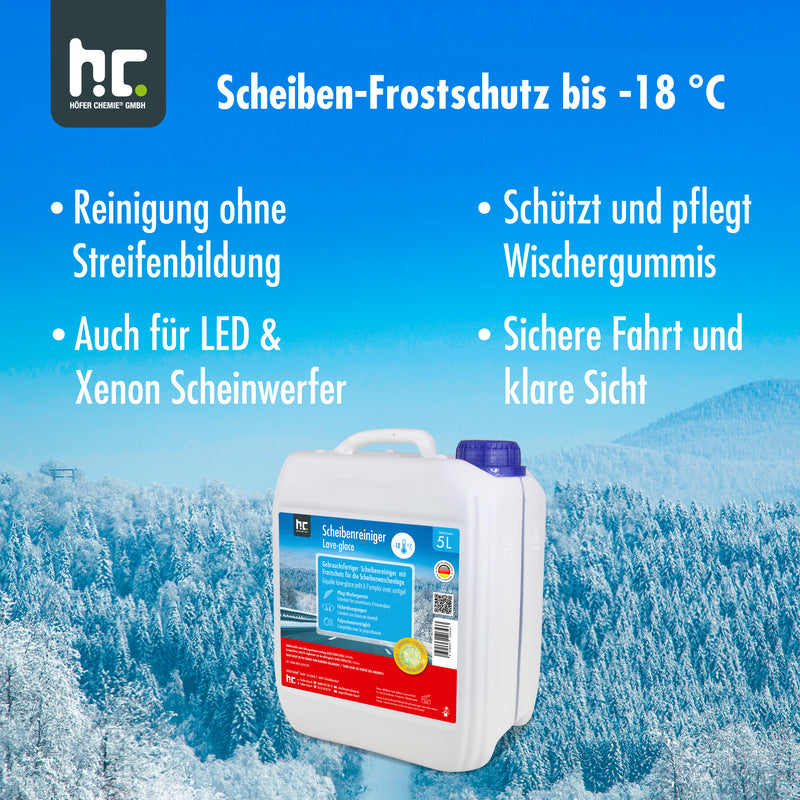 5 L Premium Scheiben Frostschutz - 18 Grad anwendungsfertig