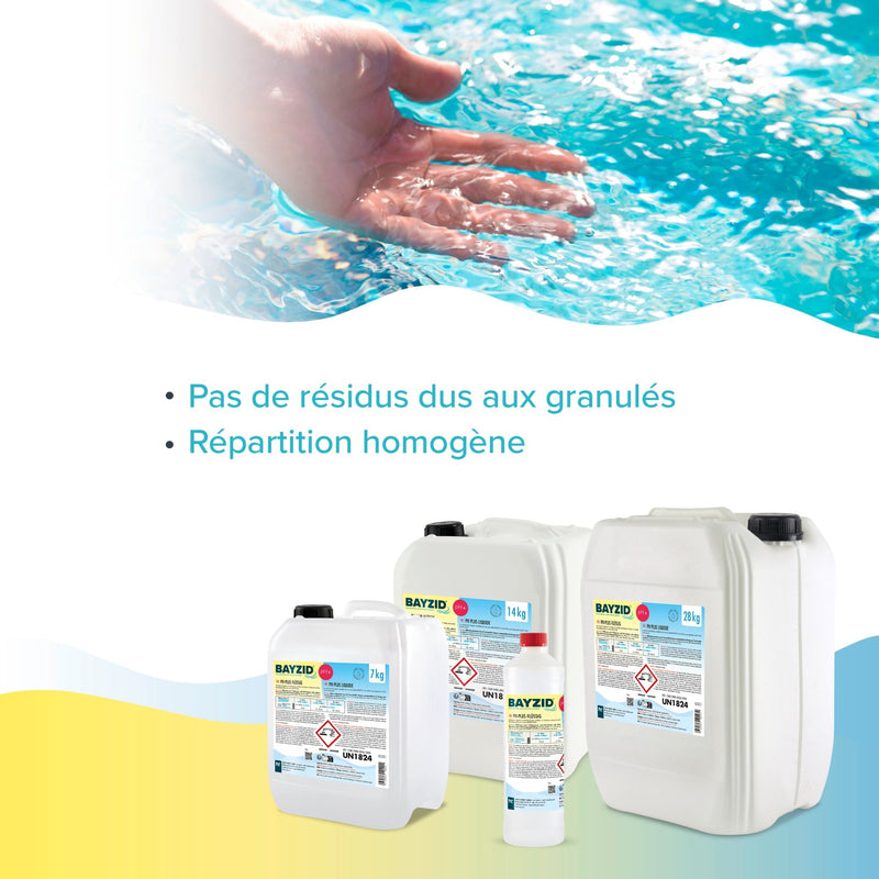 14 kg BAYZID® pH Plus flüssig für Pools in Kanistern - Höfer Chemie GmbH