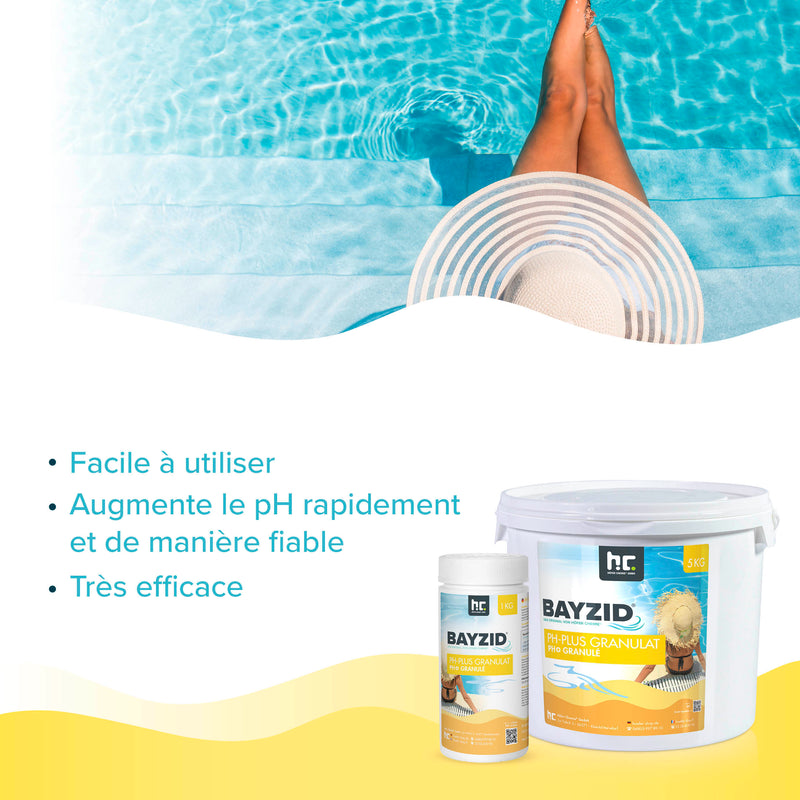 5 kg BAYZID® pH Plus Granulat für den Pool in Eimer - Höfer Chemie GmbH
