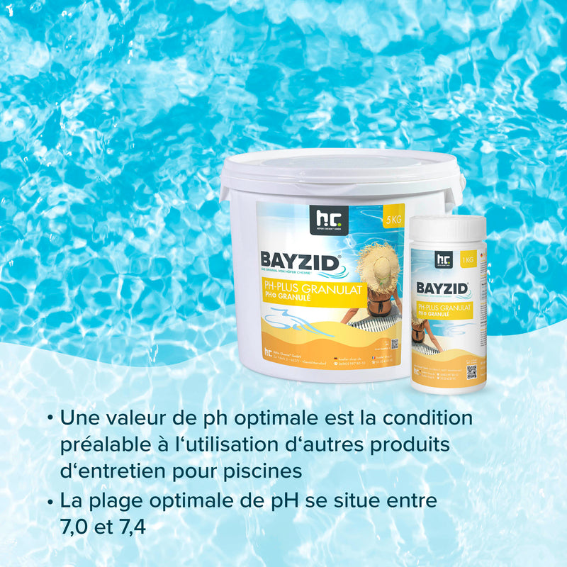 5 kg BAYZID® pH Plus Granulat für den Pool in Eimer - Höfer Chemie GmbH