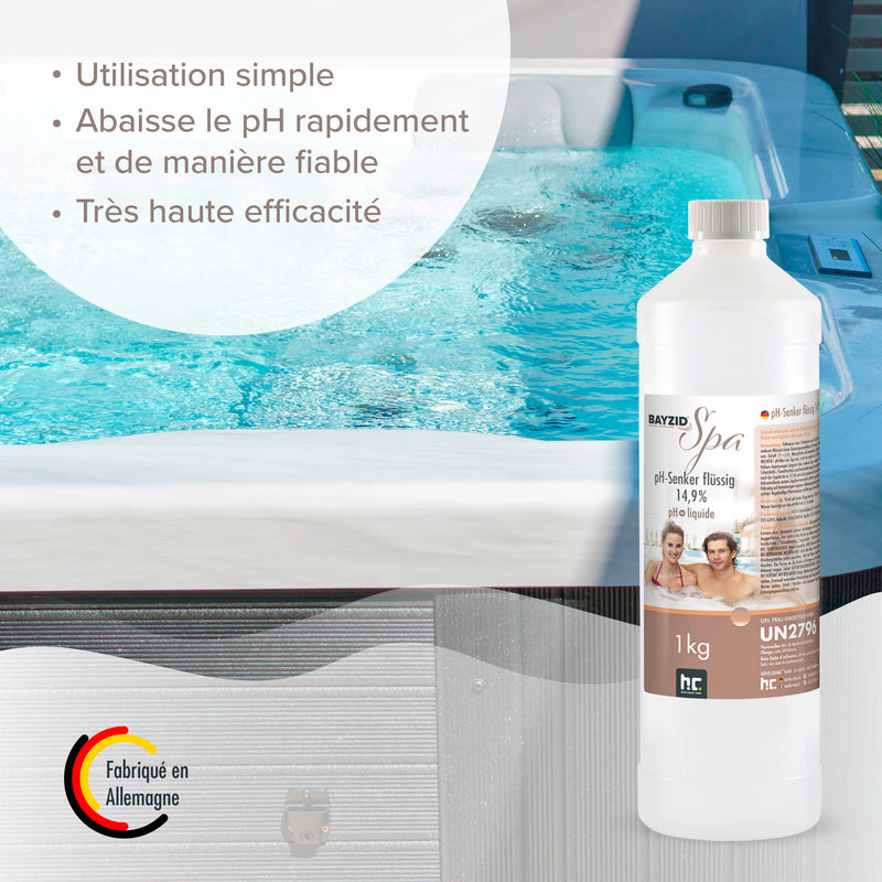 1 kg BAYZID® SPA pH Minus flüssig 14,9% - Höfer Chemie GmbH