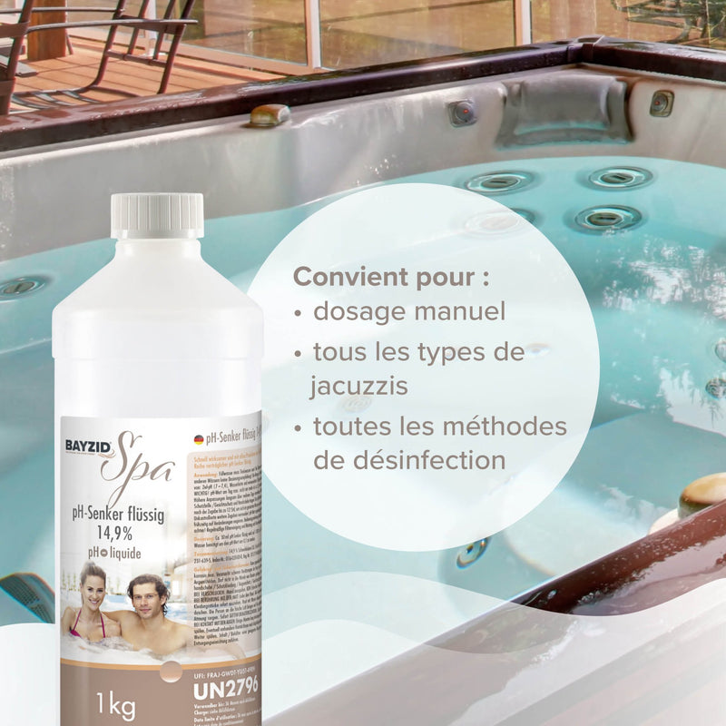 1 kg BAYZID® SPA pH Minus flüssig 14,9% - Höfer Chemie GmbH