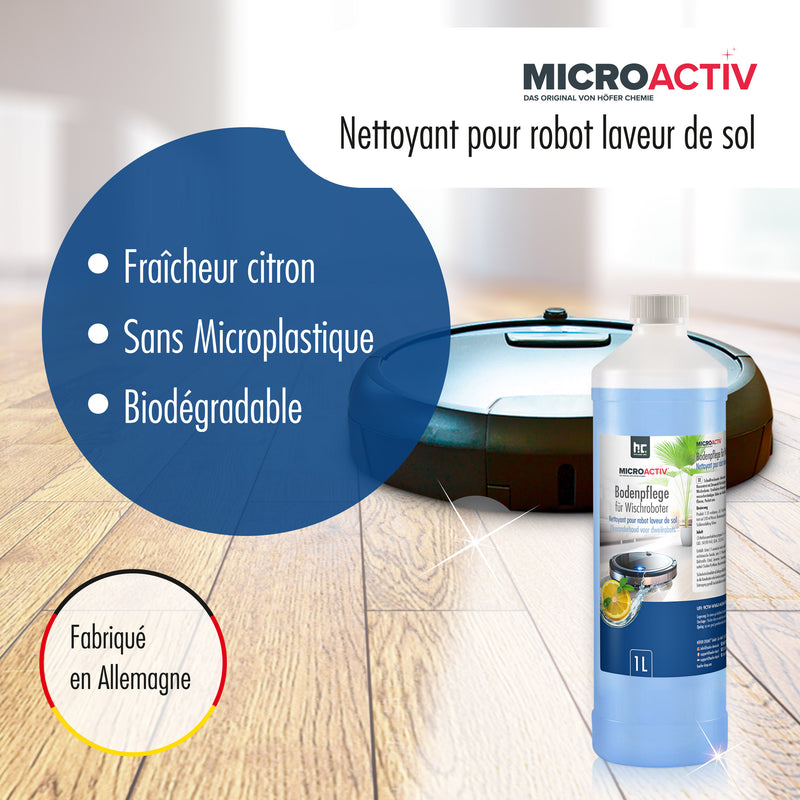 1 L Microactiv® Nettoyant sol pour robots laveurs
