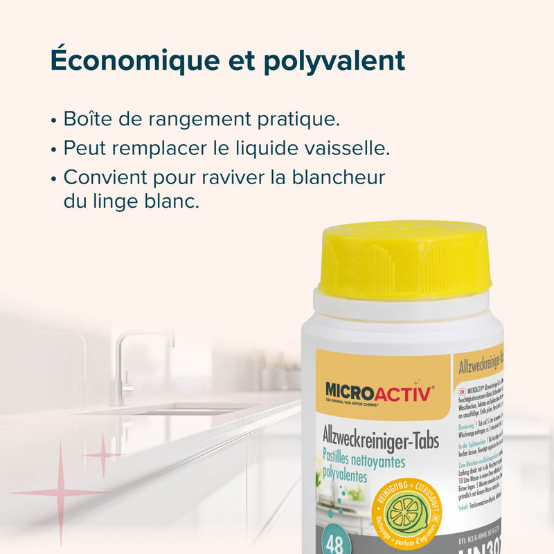 160 g Microactiv® Allzweckreiniger Tabs - Höfer Chemie GmbH