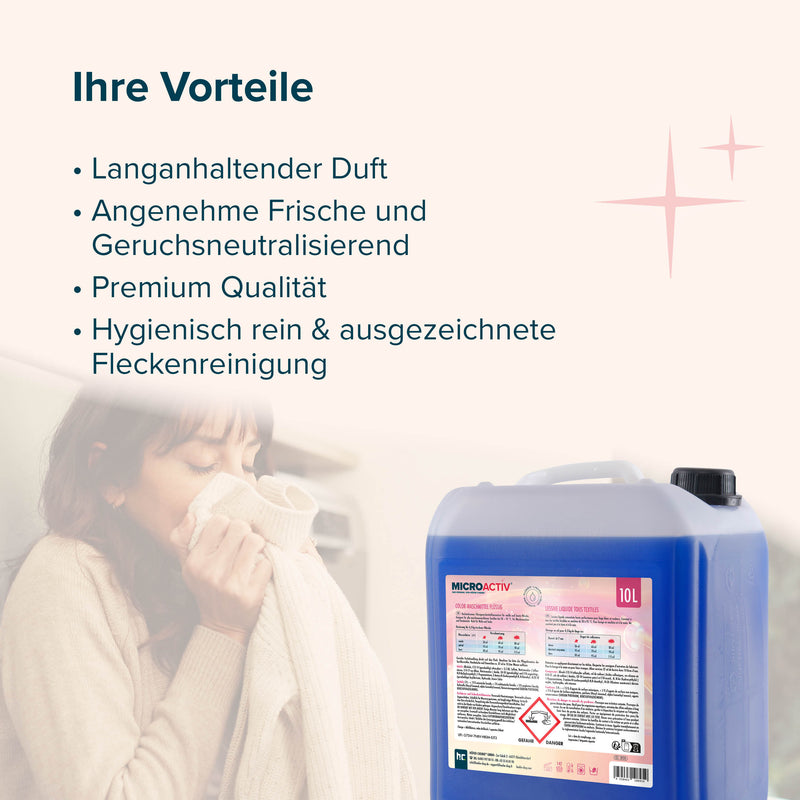 10 L Microactiv® Color Waschmittel flüssig - Höfer Chemie GmbH