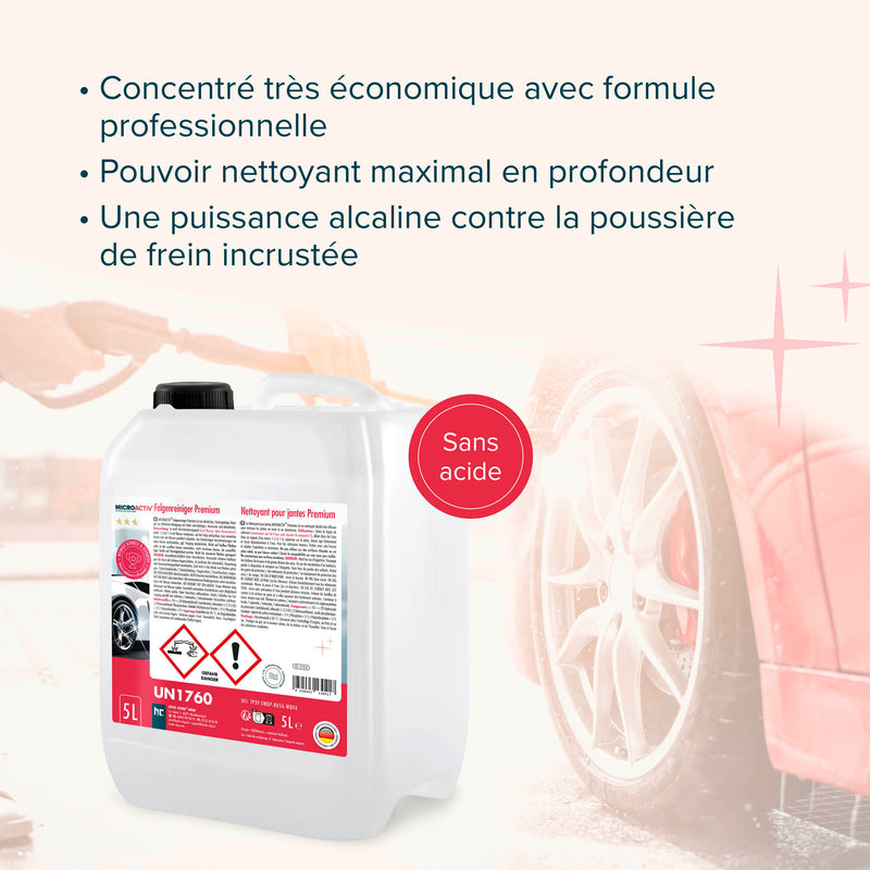 5 L Nettoyant jantes MICROACTIV® Premium