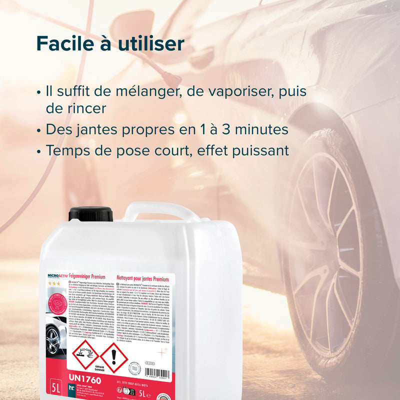 5 L Nettoyant jantes MICROACTIV® Premium