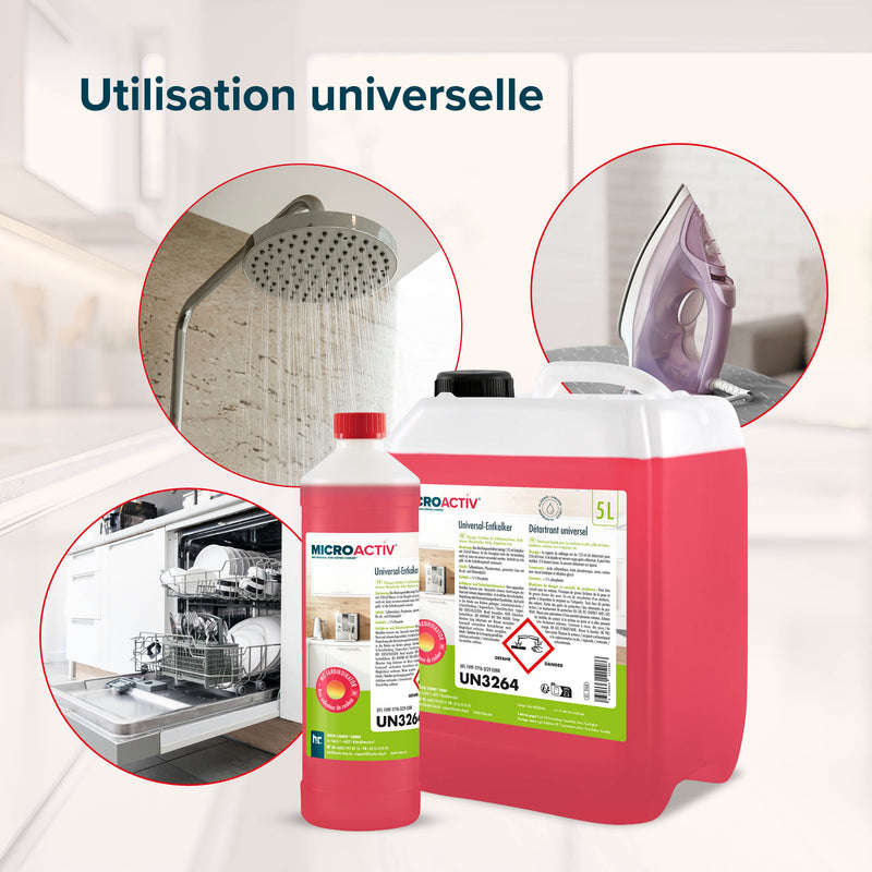 1 L Microactiv® Universal Entkalker mit Farbindikator - Höfer Chemie GmbH