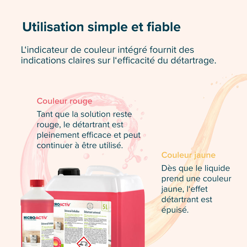 1 L Microactiv® Universal Entkalker mit Farbindikator - Höfer Chemie GmbH