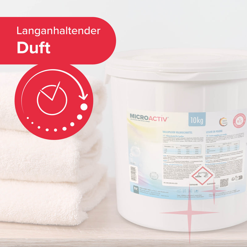 10 kg Microactiv® Waschpulver Vollwaschmittel - Höfer Chemie GmbH