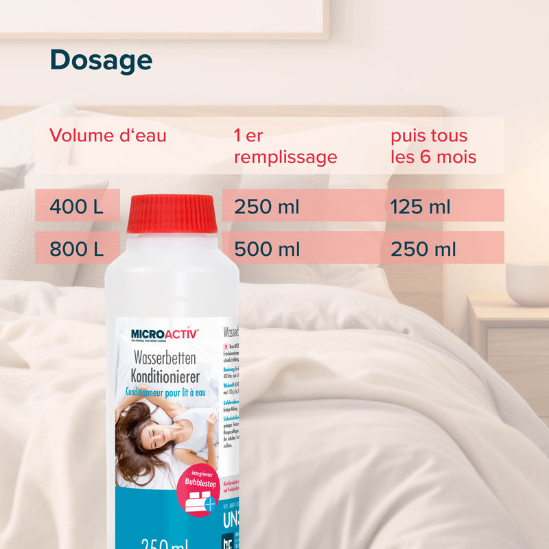 250 ml Microactiv® Konditionierer für Wasserbetten in Flasche - Höfer Chemie GmbH