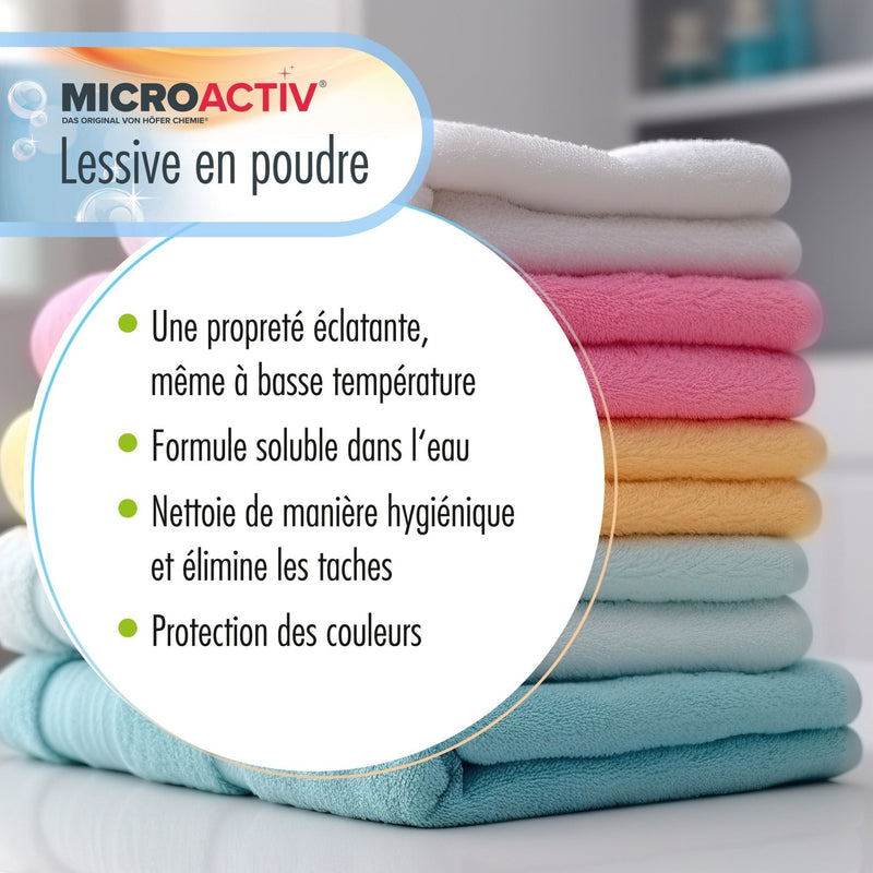 Lessive en poudre Microactiv® en pot de 10 KG