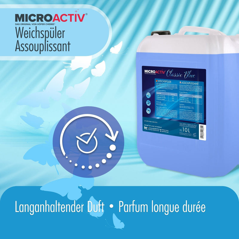 10 L Microactiv® Weichspüler Classic Blue - Höfer Chemie GmbH