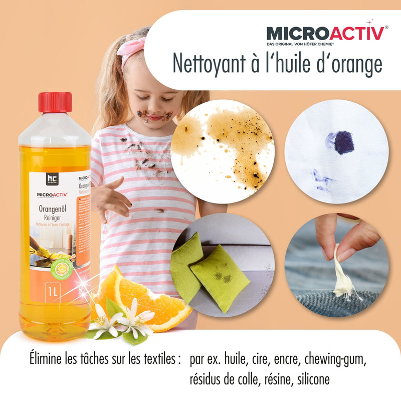 1 L Microactiv® Orangenöl Reiniger Konzentrat - Höfer Chemie GmbH