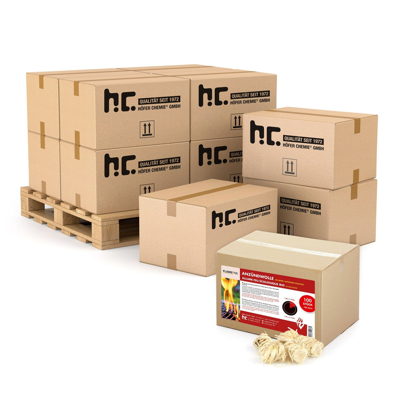 100 Stk. FLAMBIOL® Anzündwolle - Höfer Chemie GmbH