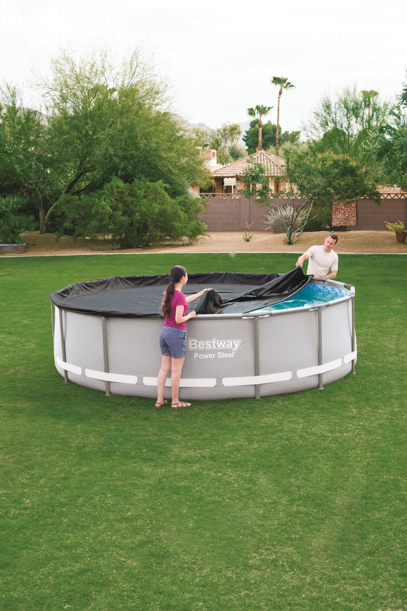 Bâche en PVC pour piscine Ø 427 cm ronde