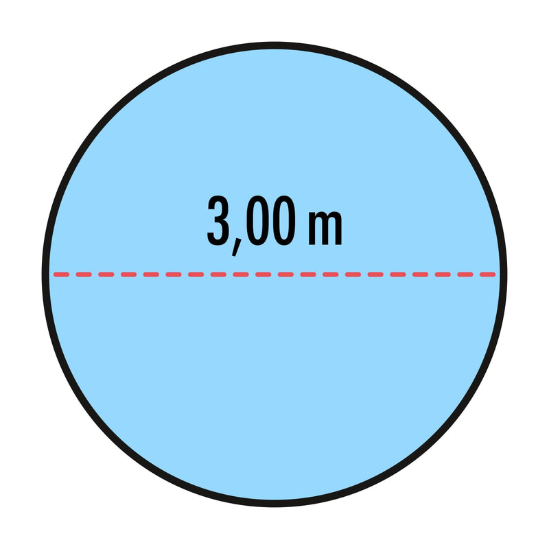 Poolabdeckung für runde Pools 3 m - Höfer Chemie GmbH