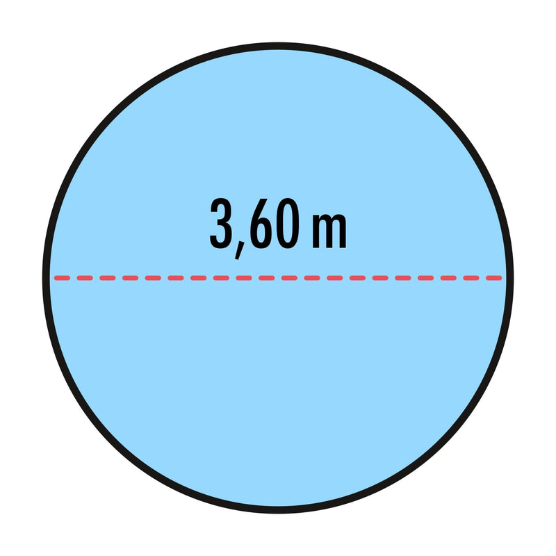 Poolabdeckung für runde Pools 3,60 m - Höfer Chemie GmbH