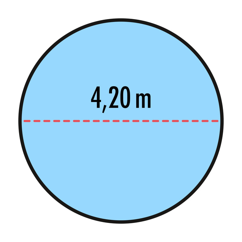 Poolabdeckung für runde Pools 4,20 m - Höfer Chemie GmbH