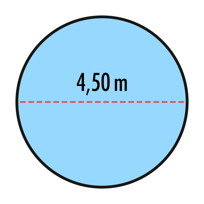 Poolabdeckung für runde Pools 4,50 m - Höfer Chemie GmbH