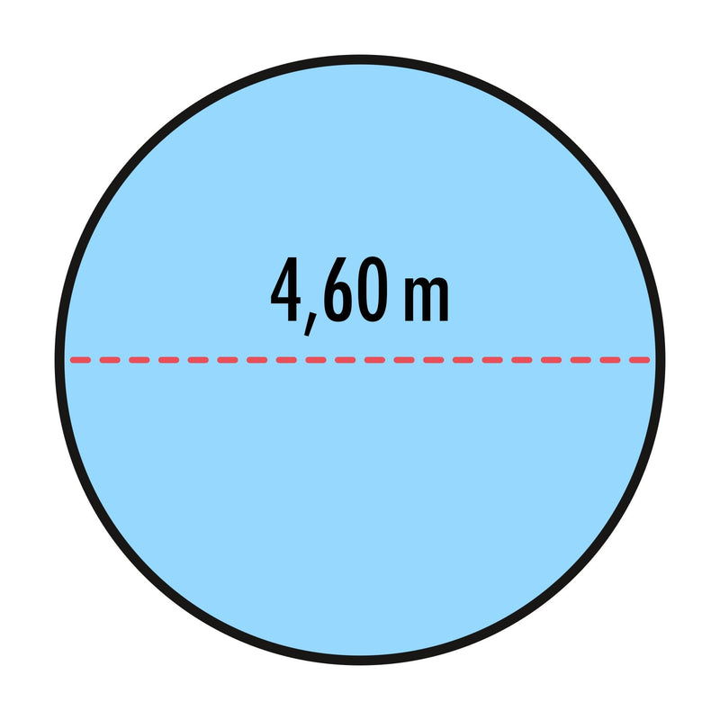 Poolabdeckung für runde Pools 4,60 m - Höfer Chemie GmbH