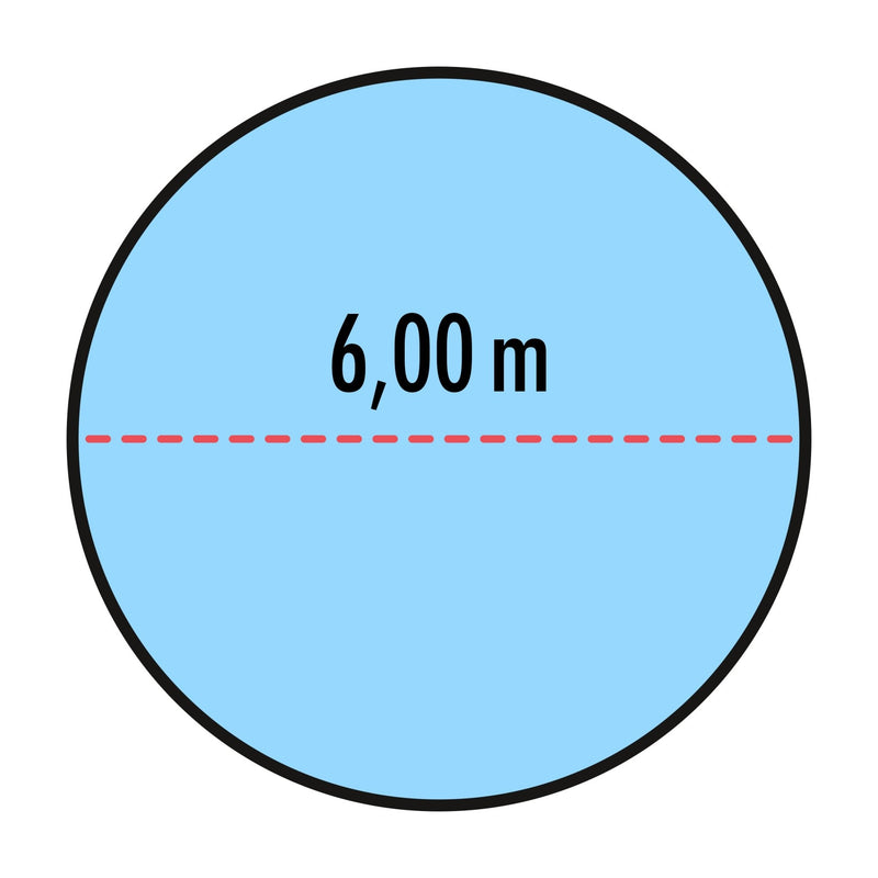 Poolabdeckung für runde Pools 6 m - Höfer Chemie GmbH