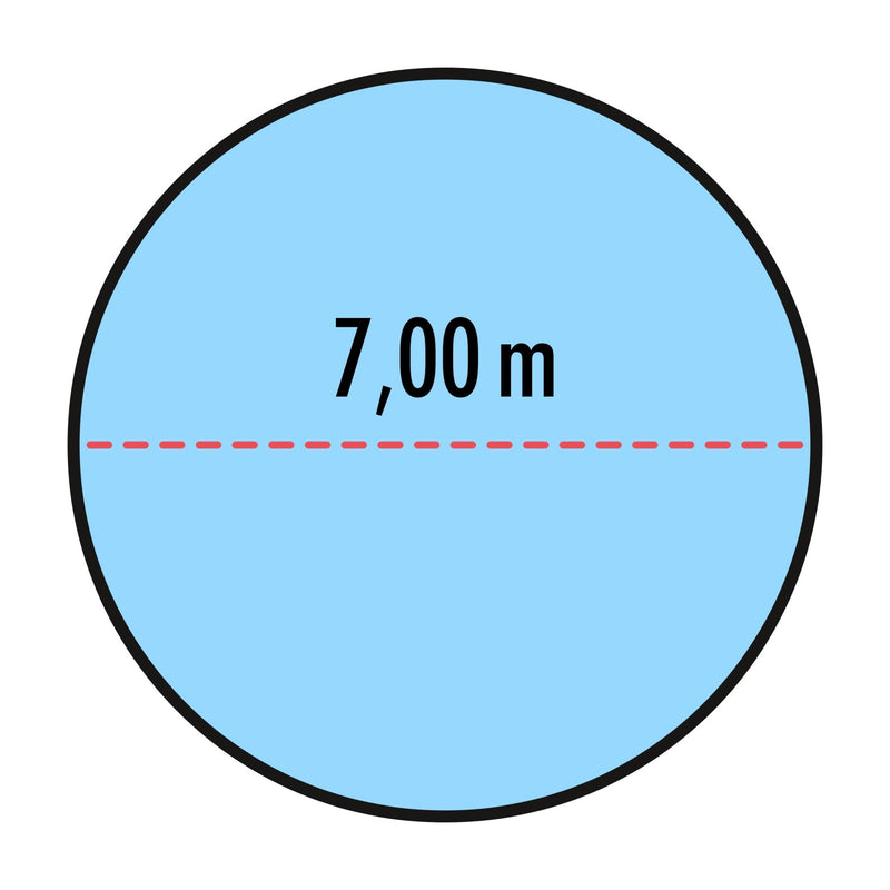Poolabdeckung für runde Pools 7 m - Höfer Chemie GmbH