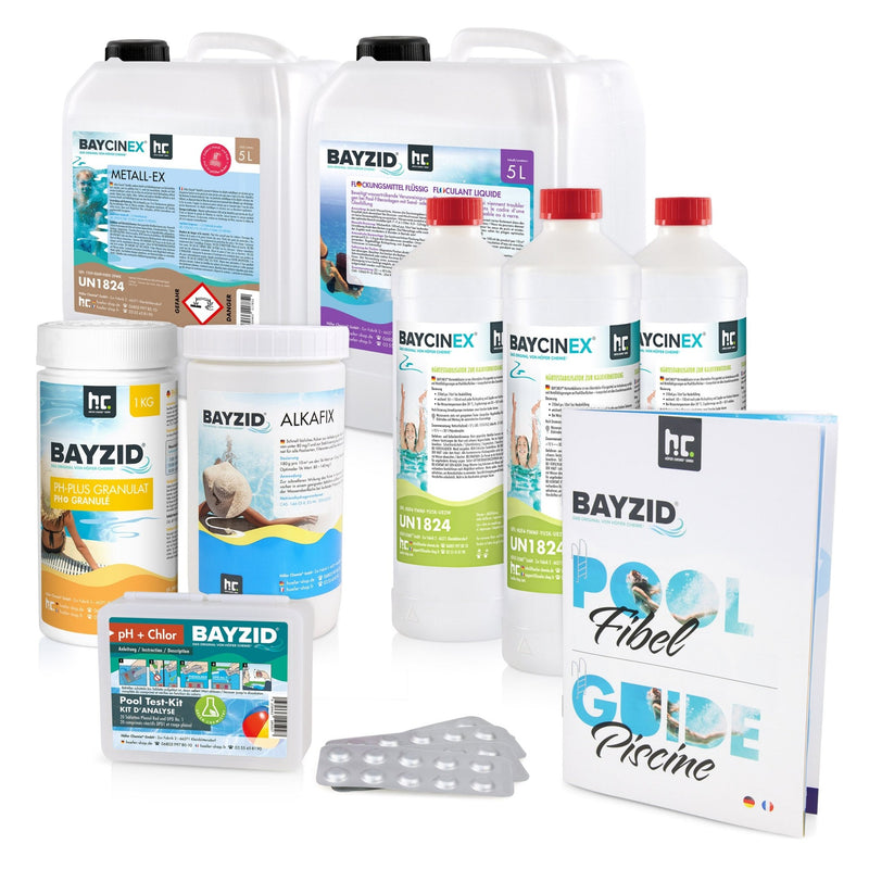 BAYZID® Anti Trübungs-Set für Pools mit Brunnenwasser