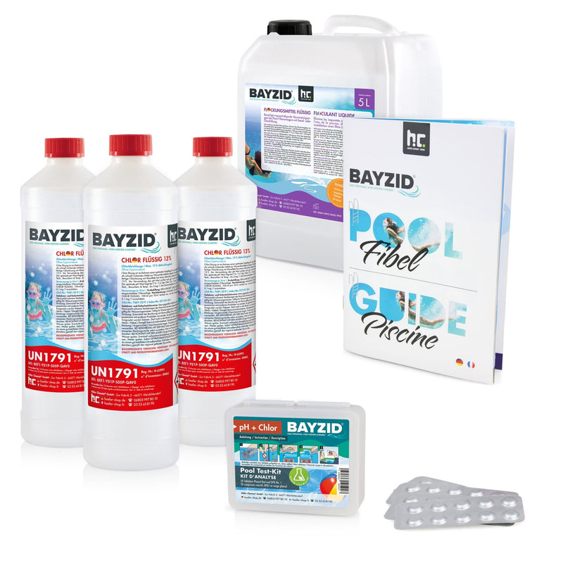 Anti - Trübungs - Set für kleine Sandfilterpools - Höfer Chemie GmbH