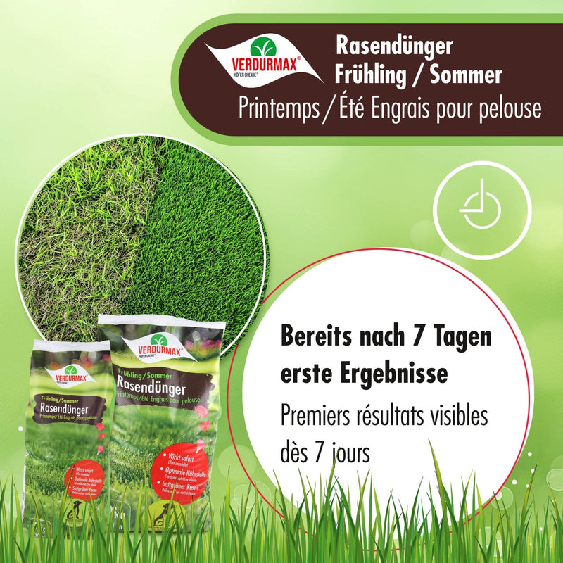 5 kg VERDURMAX® Rasendünger Frühling / Sommer - Höfer Chemie GmbH