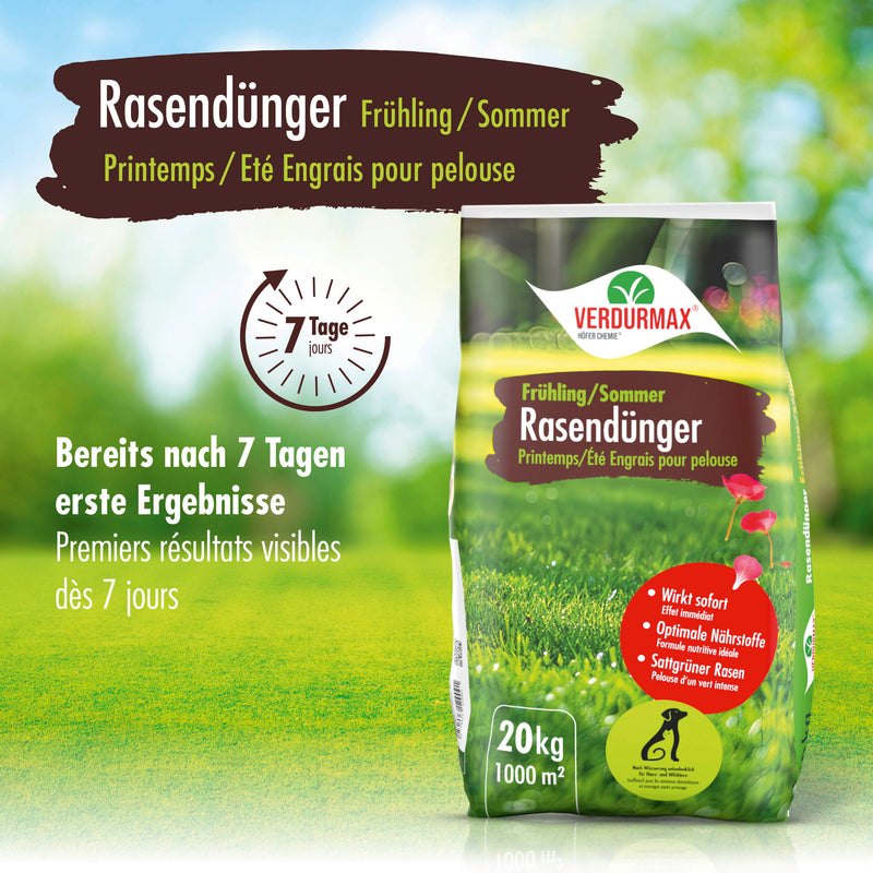 20 kg Engrais pour gazon VERDURMAX® Printemps / Été