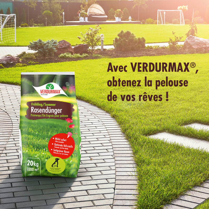 20 kg Engrais pour gazon VERDURMAX® Printemps / Été