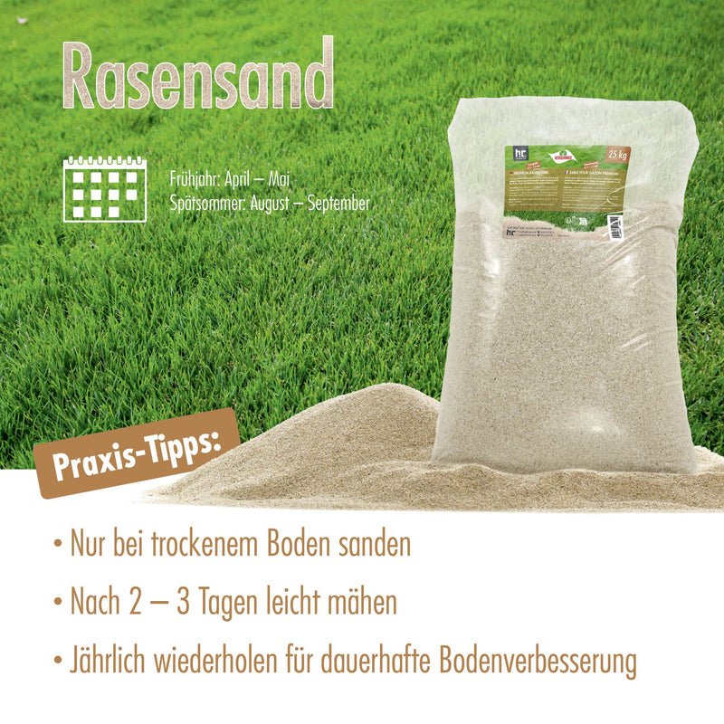 25 kg VERDURMAX® Premium Rasensand 0,3 - 1,5 mm