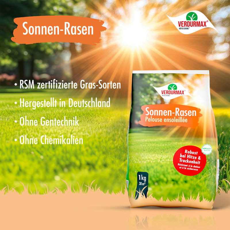 1 kg VERDURMAX® Trockenrasen Samen